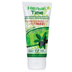 Маска за коса за блясък и еластичност Herbal Time - Rosa Impex